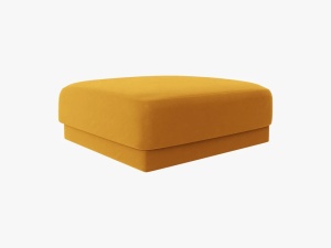 TABURET MILEY, 90 CM, GALBEN 68, TAPITERIE DIN CATIFEA, DESIGN DEOSEBIT