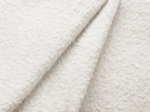 TABURET MILEY, ALB, CU TAPITERIE DIN TEXTIL BOUCLE BALOO, MICADONI - Img 5