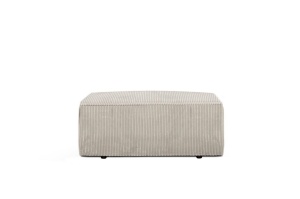 TABURET PILLOW II, GRI DESCHIS, CONFECTIONAT DIN TEXTIL, METAL SI SPUMA, STIL MODERN