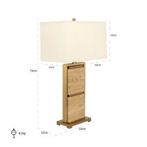 VEIOZA CYNTHA, LB-0159, CONFECTIONATA DIN METAL SI MARMURA, STIL MODERN - Img 4
