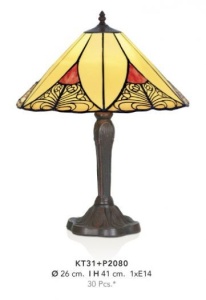 VEIOZA DEOSEBITA TIFFANY, COD KT31+P2080, DIN METAL SI STICLA