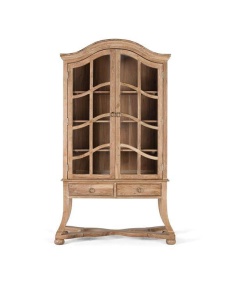 VITRINA LIVING 190CM, NATURAL, DIN LEMN DE SALCAM, GINER Y COLOMER