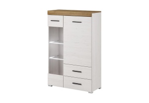 VITRINA LIVING CU LED FALCO FWT80 DESIGN SCANDINAV PSK