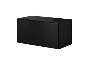 VITRINA LIVING ROCO RO3 NEAGRA DESIGN MODERN CM