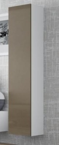 VITRINA LIVING VIGO 180 ALB/LATTE DESIGN MODERN CM