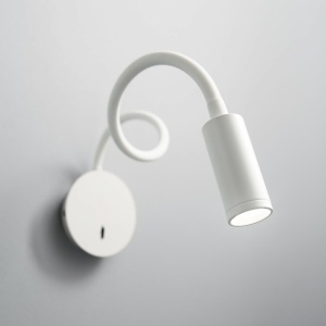 APLICA FOCUS-2 AP, ALB, DIN METAL, STIL MODERN - Img 2