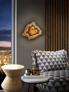 APLICA HALO, 27 CM, AURIE, DIN METAL, STIL MODERN
