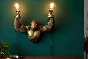 APLICA, KING APE 50CM, REALIZATA DIN POLIRASINA, CULOARE AURIE, REALIZATA MANUAL, ARTIM GROUP SELECTION
