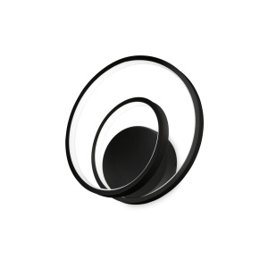 APLICA OZ AP DALI/PUSH, NEGRU, DIN METAL, STIL MODERN