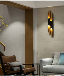 APLICA TUBA BLACK/GOLD 60CM LUXURY CALITATE SUPERIOARA