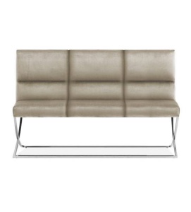 BANCUTA/SOFA MARCUS, BEJ/CROM, STIL MODERN, ATR