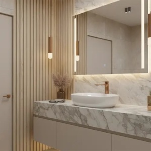 BATERIE PENTRU BAIE REA DROP HIGH, CUPRU PERIAT, CALITATE SUPERIOARA - Img 2