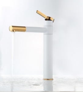 BATERIE REA SMART, HIGH, ALB/AURIU, DESIGN MODERN, MONTAJ PE BLAT, CALITATE SUPERIOARA, REA - Img 4