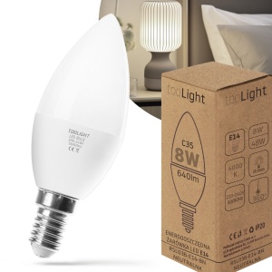 Bec cu LED RSL036 E14 8W Neutral