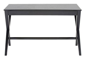 BIROU WRITEX, NEGRU, 120 CM, DIN MDF SI FURNIR, STIL MODERN, B2 - Img 3