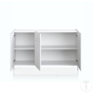 BUFET 130CM, EDDY GRAPHIC, COD 5067, STIL MODERN, REALIZATA PANOURI LAMINATE,USI SEMIGRAFIATE - Img 3