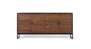 BUFET LIVING 170CM, COD 1471, DIN LEMN DE MANGO/TRANDAFIR SI METAL, ARTIM GROUP SELECTION