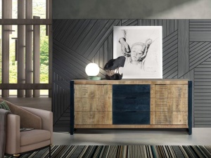 BUFET LIVING, ARTIM 1203, DIN LEMN DE MANGO SI METAL, ARTIM GROUP SELECTION