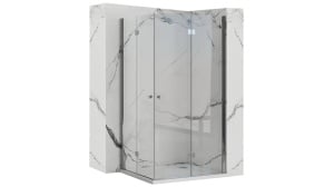 CABINA DE DUS REA FOLD N2 MODUL, PLIABILA, 80x90 CM, CROM, DIN STICLA, CALITATE SUPERIOARA