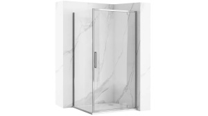 CABINA DE DUS REA RAPID SWING, 90x90CM, CROM, DIN STICLA, CALITATE SUPERIOARA