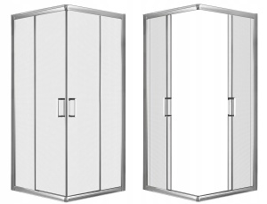 CABINA DE DUS VENTO 90X 90CM DIN STICLA SECURIZATA CALITATE SUPERIOARA - Img 3