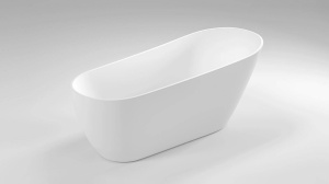 CADA DE BAIE REA SANTANA, ALB, MATERIAL ACRIL, DESIGN ELEGANT, CALITATE SUPERIOARA, REA - Img 3