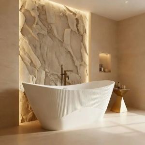 CADA DE PODEA FREESTANDING, ARTIM ATENA, 170 CM, STANGA, DIN ACRIL, CALITATE SUPERIOARA - Img 3