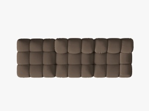 CANAPEA/COLTAR MODULAR BELLIS STANGA, 3 LOCURI, 282 CM, MARO 40, TAPITERIE DIN CATIFEA 3D, DESIGN DEOSEBIT - Img 4
