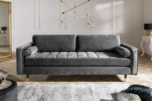 CANAPEA CONFORTABILA, 220CM, DIN CATIFEA GRI, ARTIM GROUP SELECTION