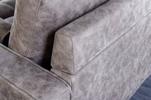 CANAPEA, COZY 220CM, MICROFIBRA, GRI ANTICHIZAT, COD 42139, DESIGN EXCLUSIVIST - Img 3