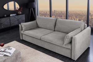 CANAPEA EXTENSIBILA 215CM, APARTMENT, 3 LOCURI, MATERIAL RAIAT GRI, ARTIM GROUP SELECTION
