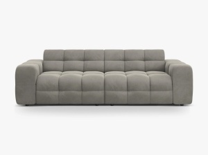CANAPEA KENDAL, 4 LOCURI, 255 CM, DIVERSE CULORI SI MATERIALE, DESIGN DEOSEBIT