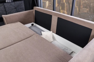 CANAPEA LIVING 215CM, APARTMENT, 3 LOCURI, MATERIAL RAIAT TAUPE, ARTIM GROUP SELECTION - Img 11