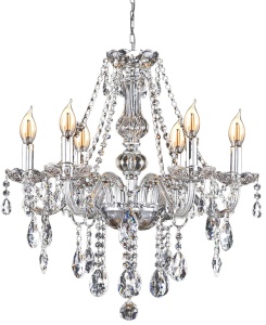 Candelabru cu lampă de cristal 392183