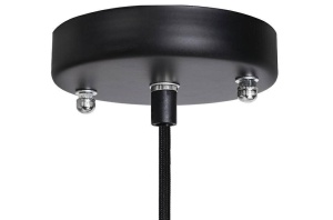 CANDELABRU CU LED-URI ATOMIC GRANDE, NEGRU, DIN METAL, STIL MODERN - Img 4