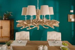 CANDELABRU EUFORIA II 80 CM 39616 NATURAL STIL RUSTIC - Img 2