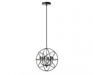 CANDELABRU INDUSTRIAL LOFT APP261, 52x52 cm, NEGRU, DIN METAL, STIL INDUSTRIAL, TU - Img 2