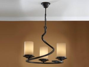 CANDELABRU LED CRISOL 615845, DESIGN RUSTIC, SCHULLER
