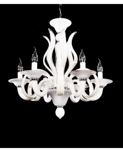 CANDELABRU MODERN MONTANER W6 ALB DESIGN DEOSEBIT