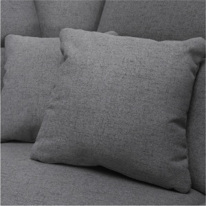 COLTAR BORN U, MODEL DREAPTA, GRI, DIN TESATURA, TAPITATA, STIL MODERN, TK - Img 3