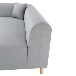 COLTAR BROKEN, MODEL STANGA, GRI, DIN TEXTIL SI LEMN, STIL MODERN, TK - Img 8