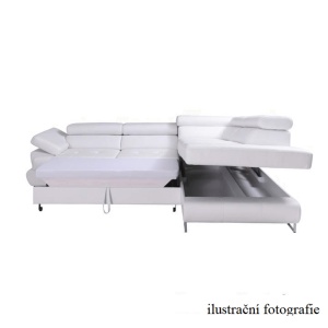 COLTAR BUTON R, MODEL DREAPTA, GRI/MARO, DIN PIELE ECOLOGICA, EXTENSIBIL, SPATIU DEPOZITARE, STIL MODERN, TK - Img 4
