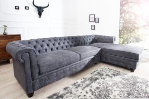 COLTAR CLASIC 280CM, CHESTERFIELD II, GRI ANTICHIZAT, COD 40516 - Img 4
