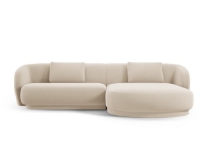 COLTAR ELEGANT 4 LOCURI, CAMDEN, BEIGE, DREAPTA, MATERIAL CATIFEA, ARTIM GROUP SELECTION - Img 2