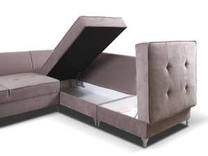 COLTAR EXTENSIBIL 337CM, BRODWAY U, DIN STOFA DE CALITATE SUPERIOARA, FOARTE CONFORTABL - Img 5