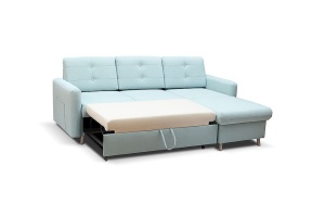 COLTAR EXTENSIBIL CLEO ALBASTRU DESCHIS DESIGN MODERN - Img 3