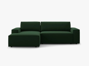 COLTAR EXTENSIBIL JODIE, STANGA, 3 LOCURI, 246 CM, DIVERSE CULORI SI MATERIALE, DESIGN DEOSEBIT - Img 6