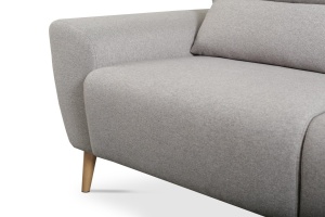 COLTAR EXTENSIBIL MOON GRI DIN LEMN SI TEXTIL - Img 2