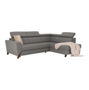 COLTAR KONKORD, MODEL DREAPTA, GRI SI MARO DESCHIS/NUC, DIN TEXTIL, EXTENSIBIL, SPATIU DEPOZITARE, STIL MODERN, TK - Img 5