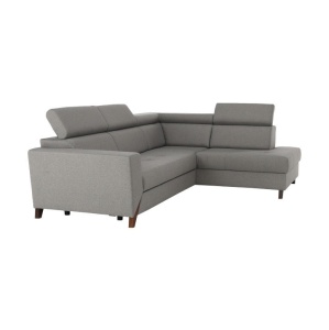 COLTAR KONKORD, MODEL DREAPTA, GRI SI MARO DESCHIS/NUC, DIN TEXTIL, EXTENSIBIL, SPATIU DEPOZITARE, STIL MODERN, TK - Img 7